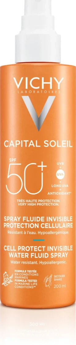 Vichy Capital Soleil Cell Protect SPF50+ Invisible Water Fluid Spray 200 ml
