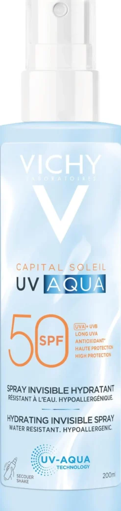 Vichy Capital Soleil Uv-aquaHydrating Invisible Spray SPF50 200 ml