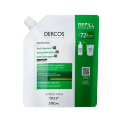 Vichy Dercos Anti-Dandruff Shampoo Dry Refill 390 ml