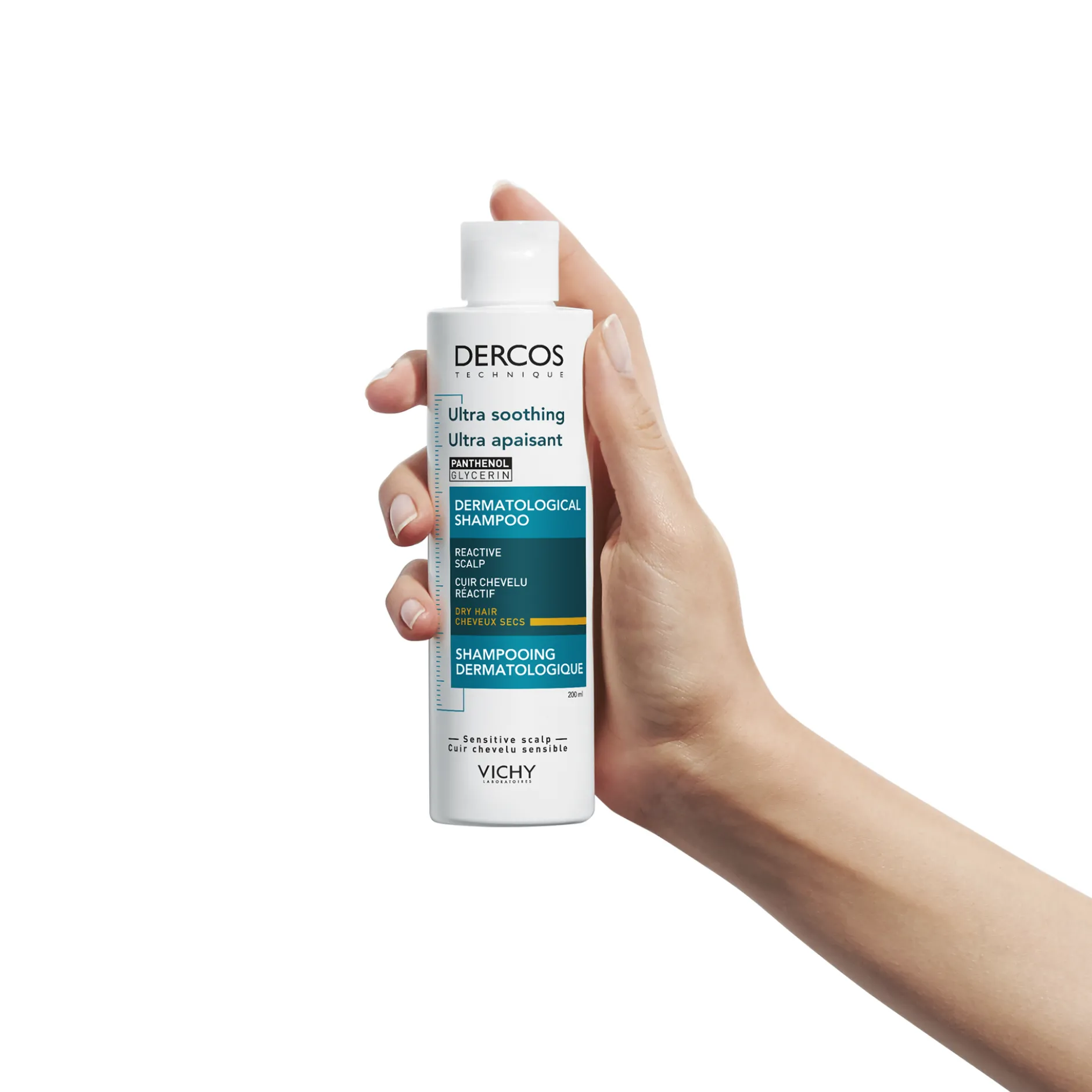 Vichy Dercos Ultra Soothing Schampoo Torrt hår 200 ml