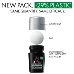Vichy Homme Invisible Resist 72H Anti-Stain Roll-On 50 ml