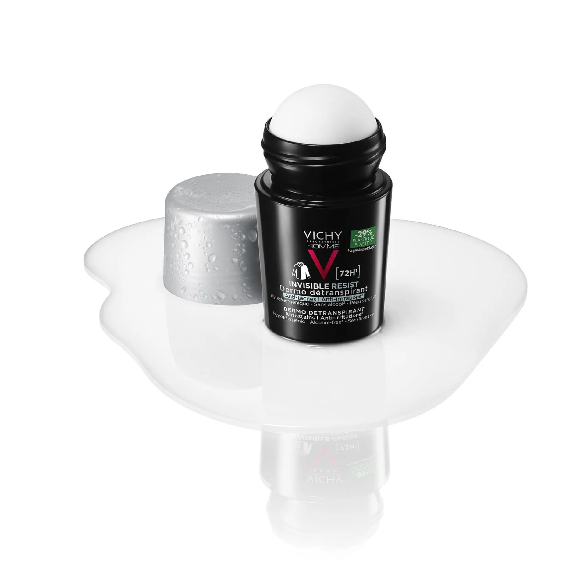 Vichy Homme Invisible Resist 72H Anti-Stain Roll-On 50 ml