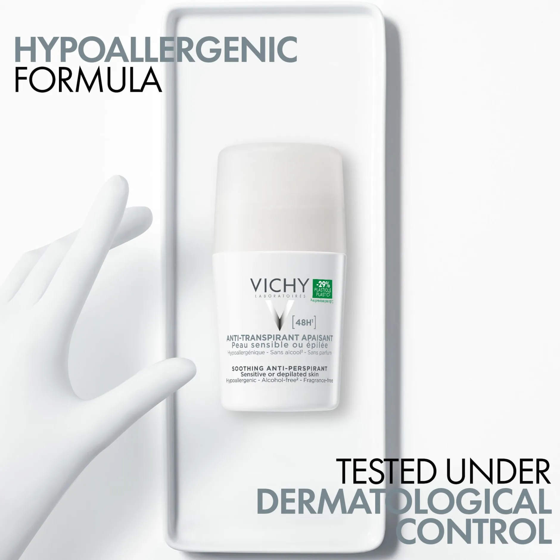 Vichy 48H Soothing Anti-Perspirant Roll-On 50 ml
