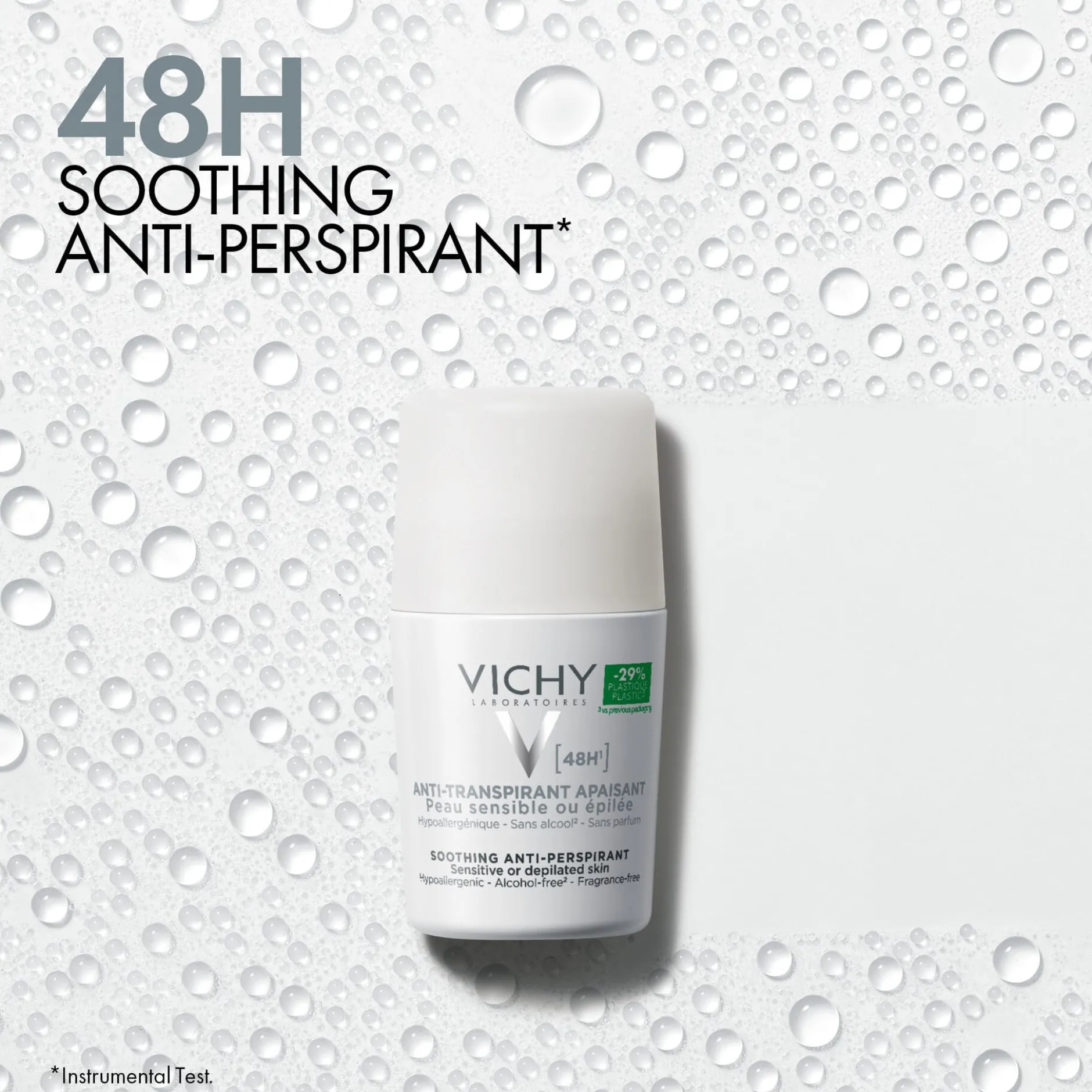 Vichy 48H Soothing Anti-Perspirant Roll-On 50 ml