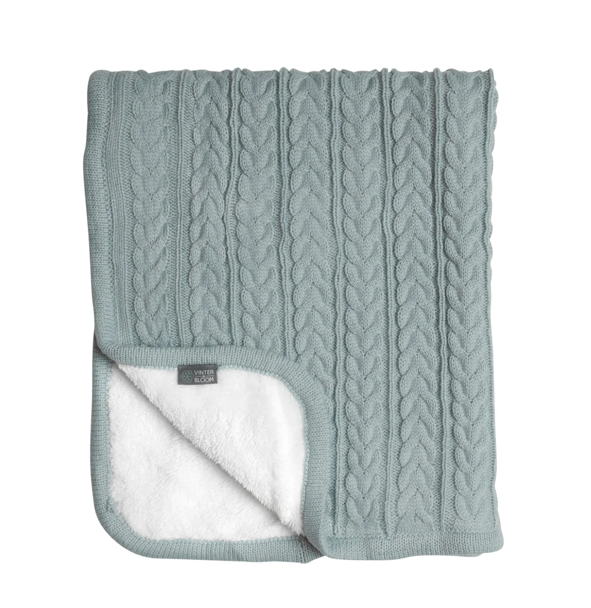 Vinter & Bloom Filt Cuddly Sage Green