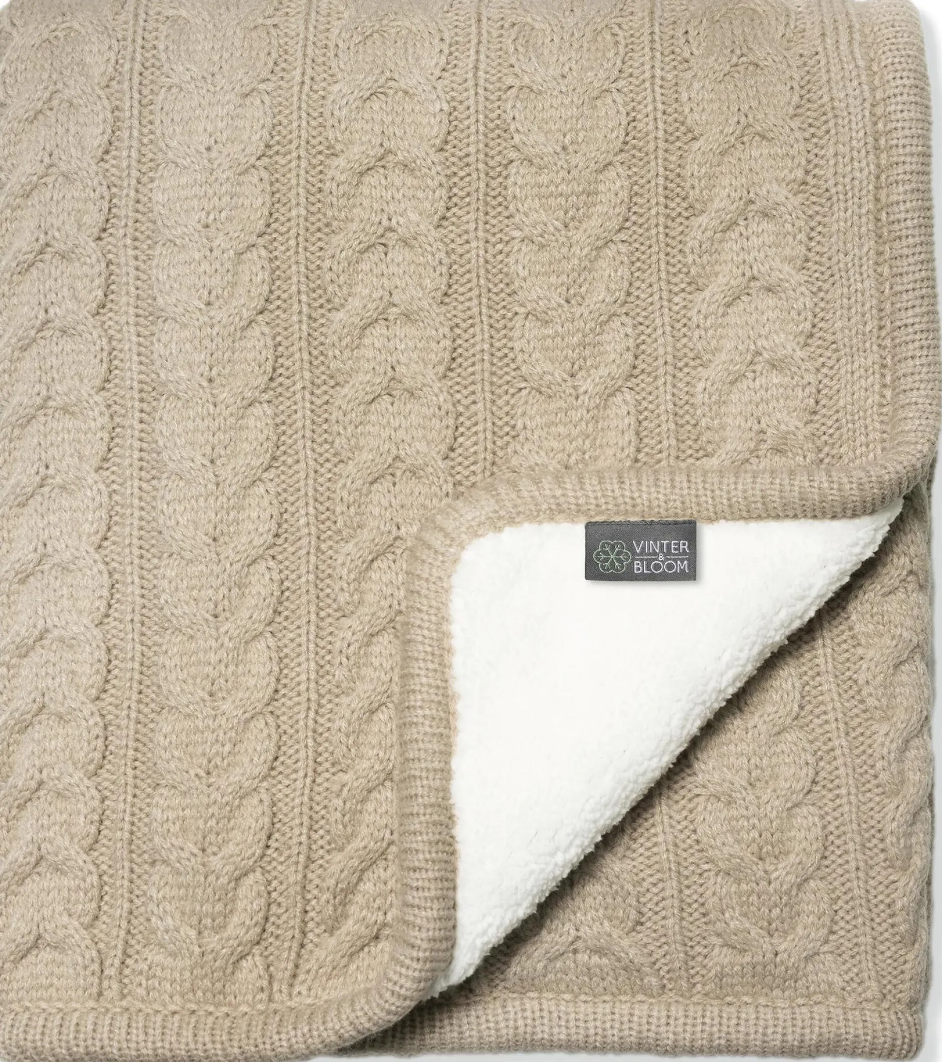 Vinter & Bloom Filt Cuddly Sand Beige
