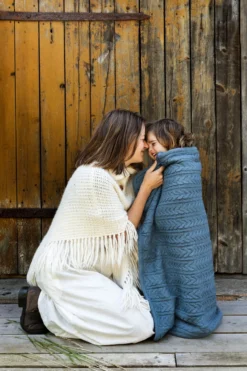 Vinter & Bloom Filt Cuddly Storm Blue