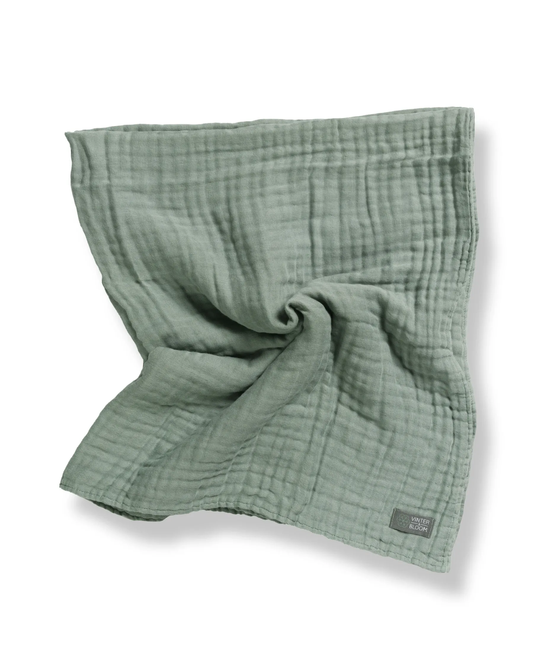 Vinter & Bloom Filt Layered Muslin EKO Jade Green