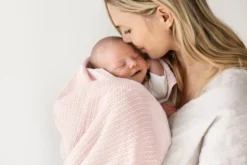 Vinter & Bloom Filt Soft Grid EKO Baby Pink 1 st