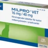 Virbac Milpro Vet 16 mg/40 mg Avmaskningsmedel för katter 4 tabletter
