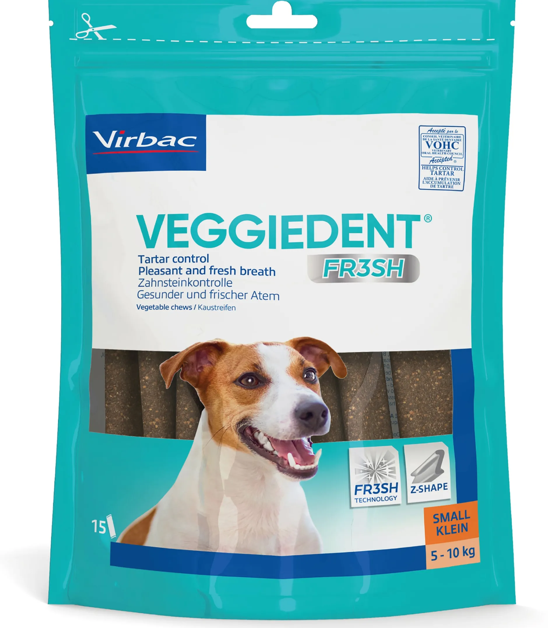 Virbac VeggieDent FR3SH Tuggpinnar S 15 st