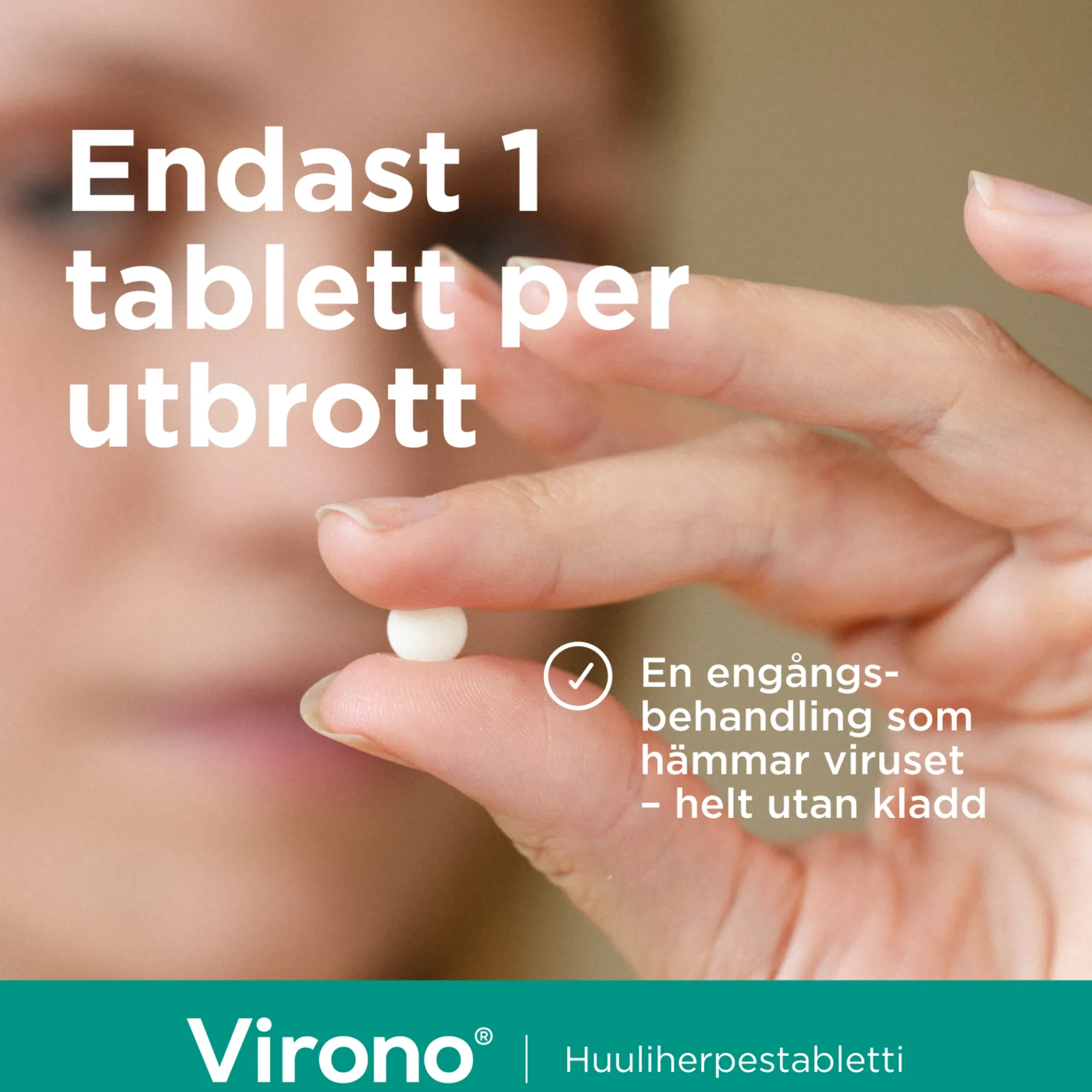 Virono buckaltablett 50 mg, 1 st