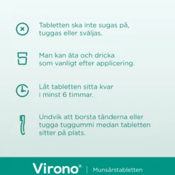 Virono buckaltablett 50 mg, 1 st