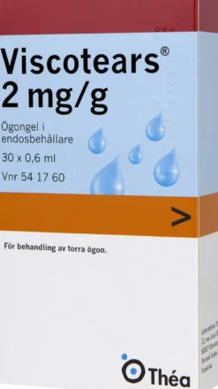 Viscotears ögongel i endosbehållare 2 mg/g, 30x0,6ml
