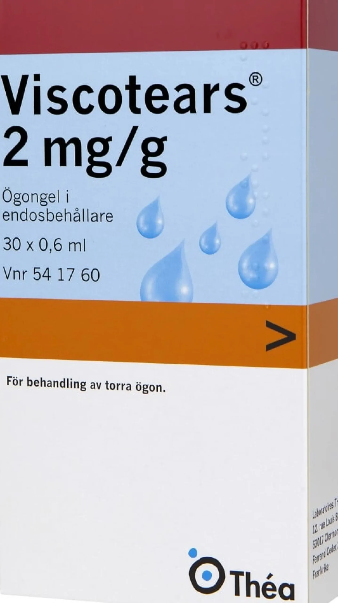 Viscotears ögongel i endosbehållare 2 mg/g, 30x0,6ml