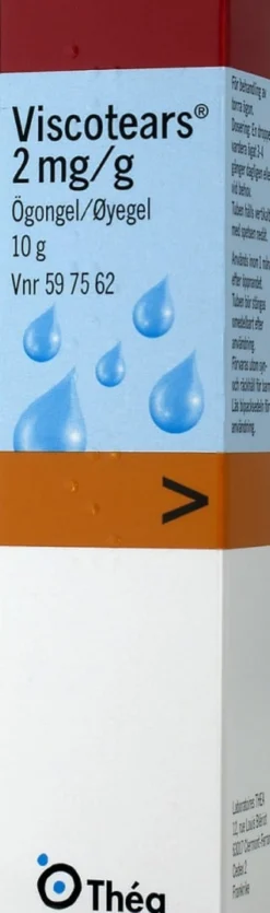 Viscotears ögongel 2 mg/g, 10 g