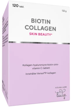 Vitabalans Biotin Collagen Skin Beauty 120 tabletter