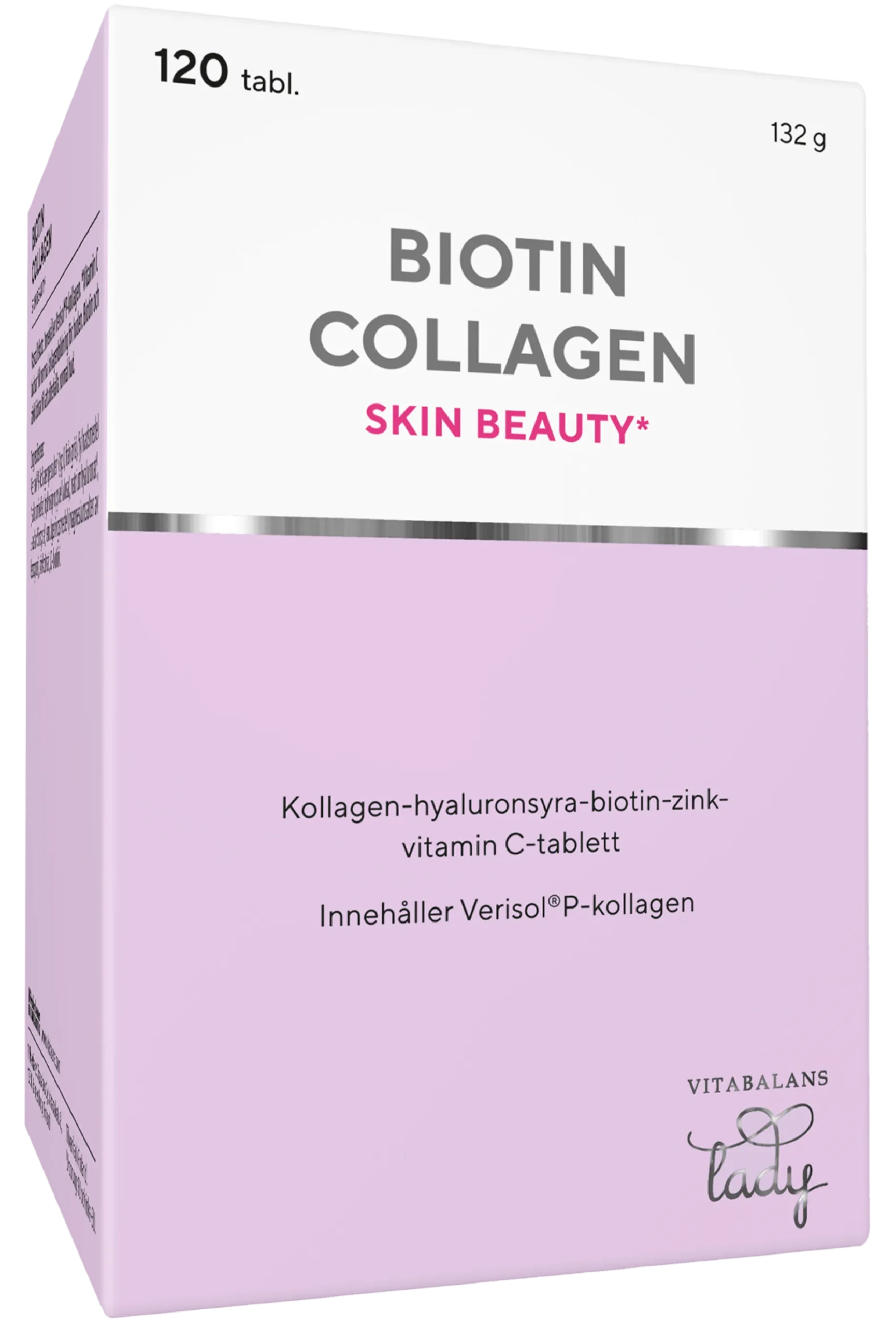 Vitabalans Biotin Collagen Skin Beauty 120 tabletter