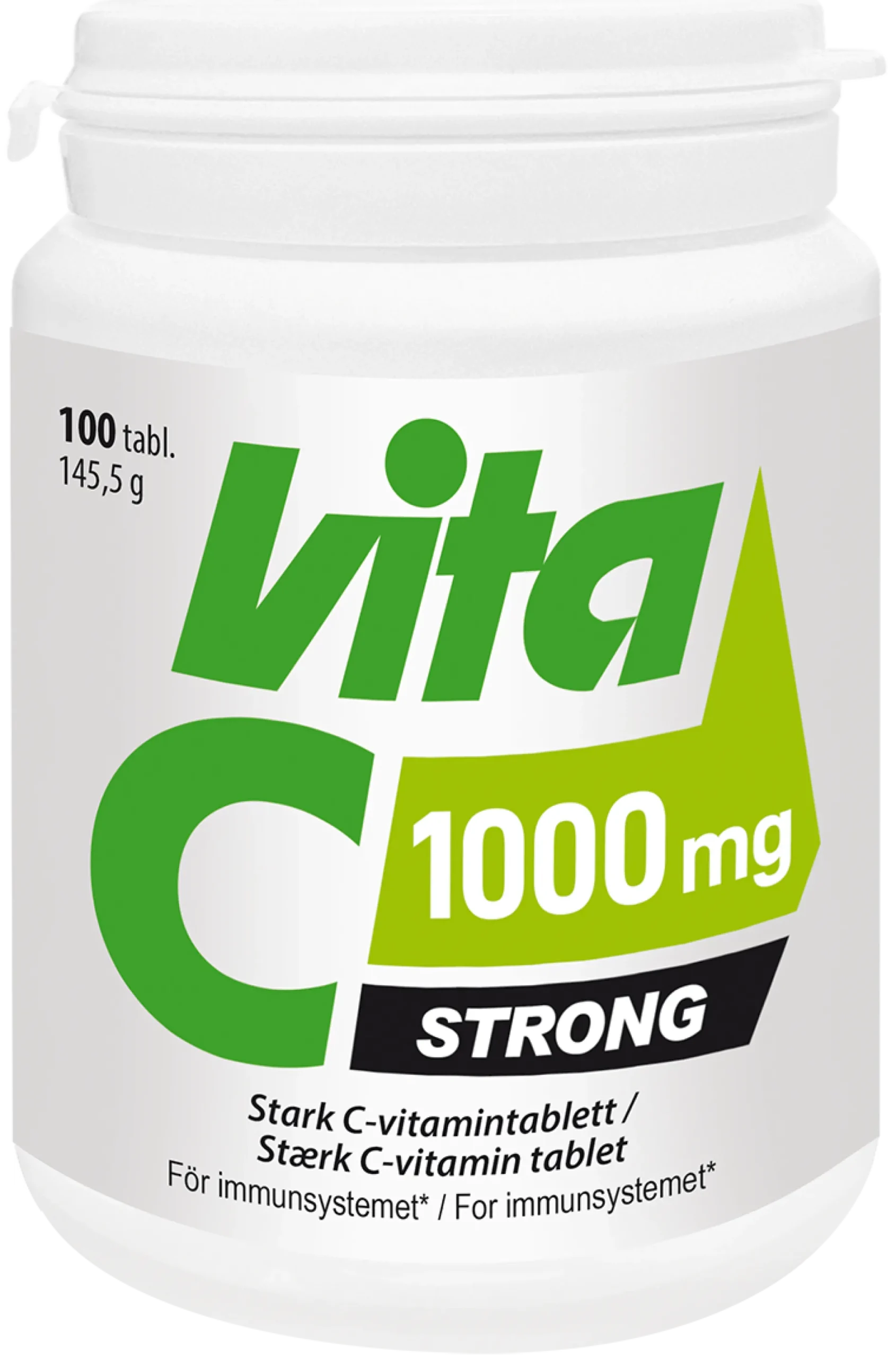 Vita-C Strong 1000 mg 100 tabletter