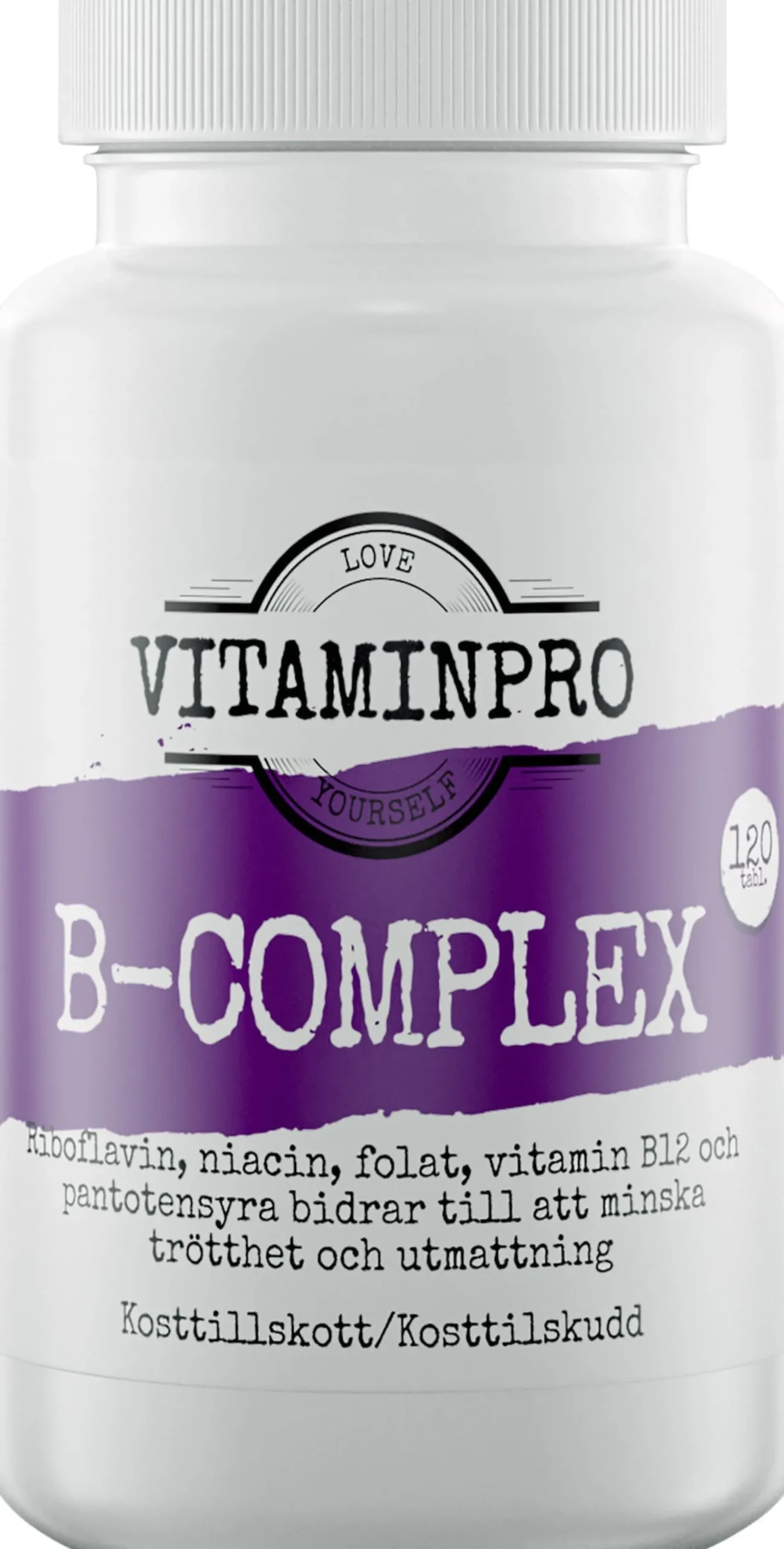 Vitaminpro B-Complex 120 tabletter