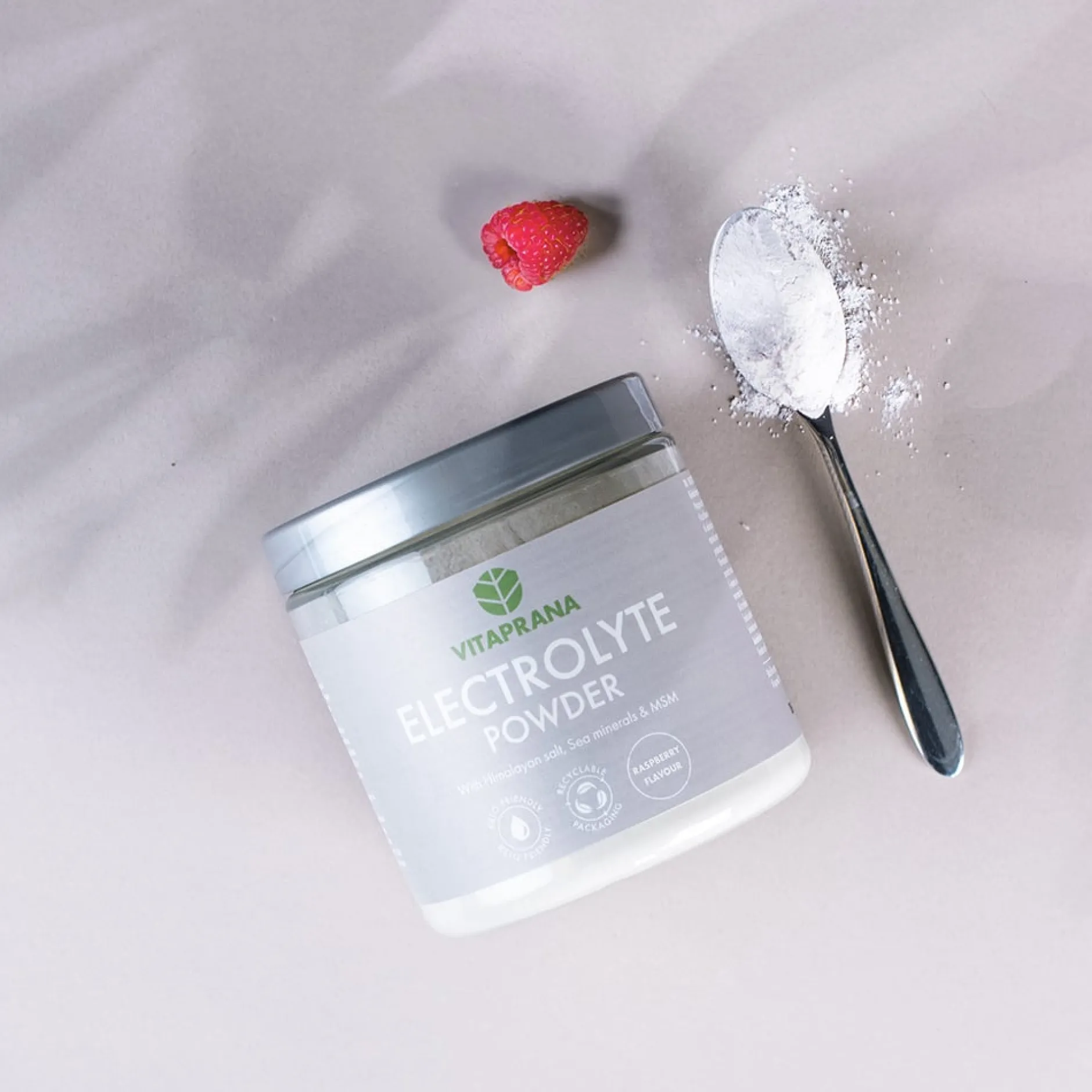 Vitaprana Electrolyte Powder Raspberry 375g