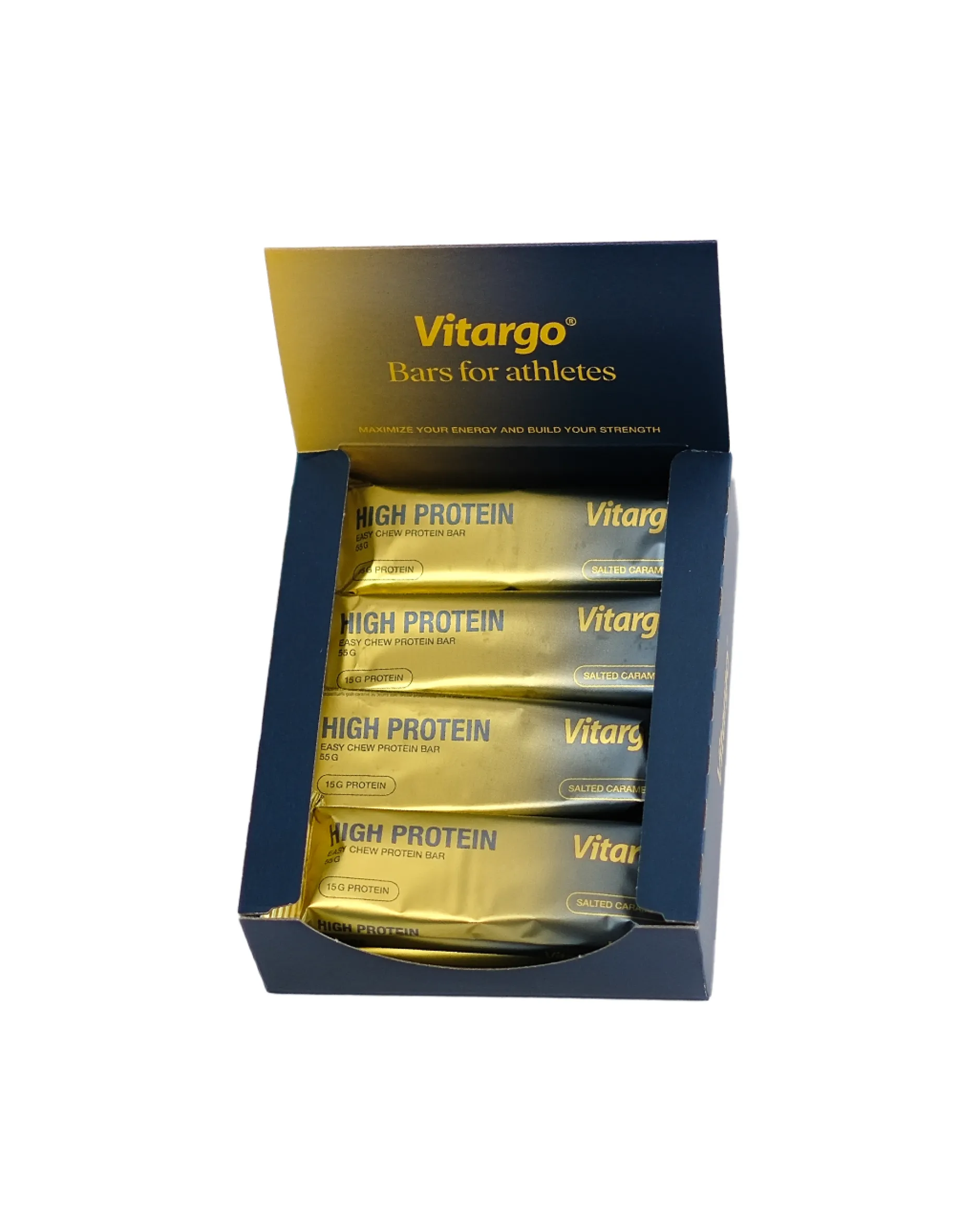 Vitargo High Proteinbar Salted Caramel 55 g 12 st/box