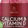 VitaYummy Calcium & D Raspberry Tuggtabletter - 60 st