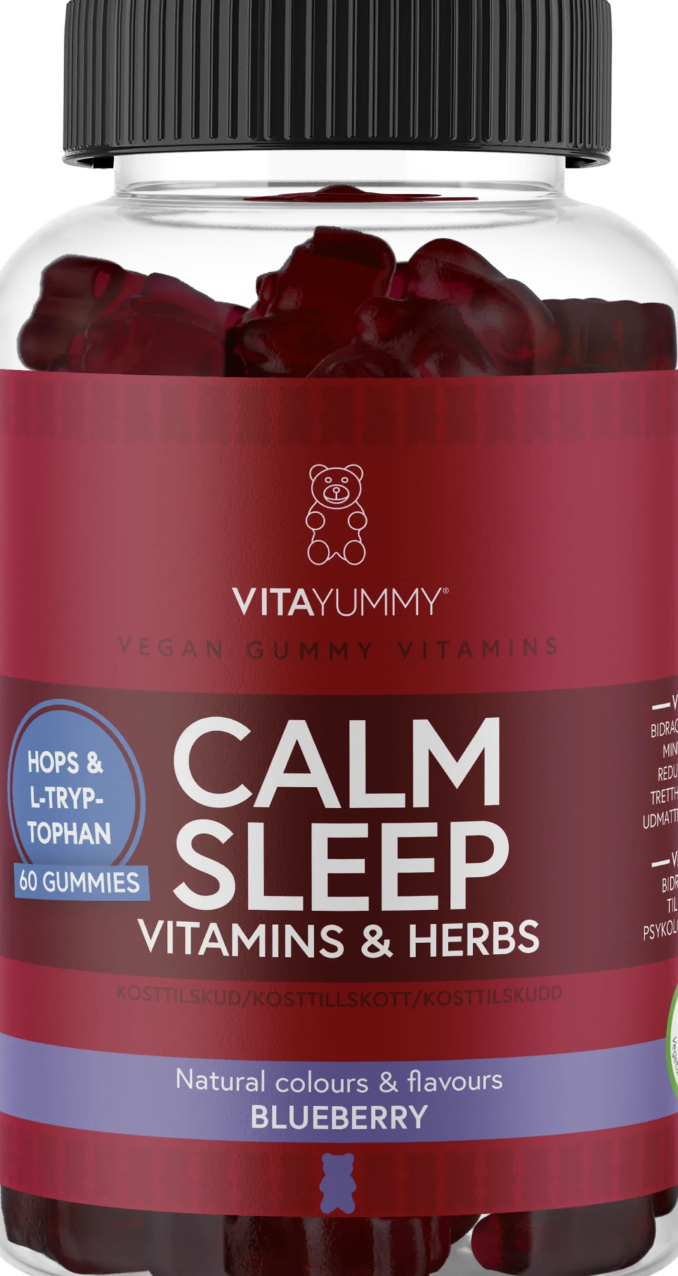 Vitayummy Calm Sleep Blueberry 60 tuggtabletter