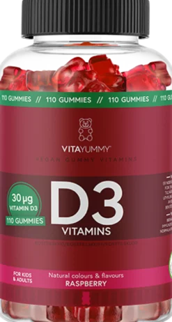Vitayummy D3 Raspberry 110 tuggtabletter