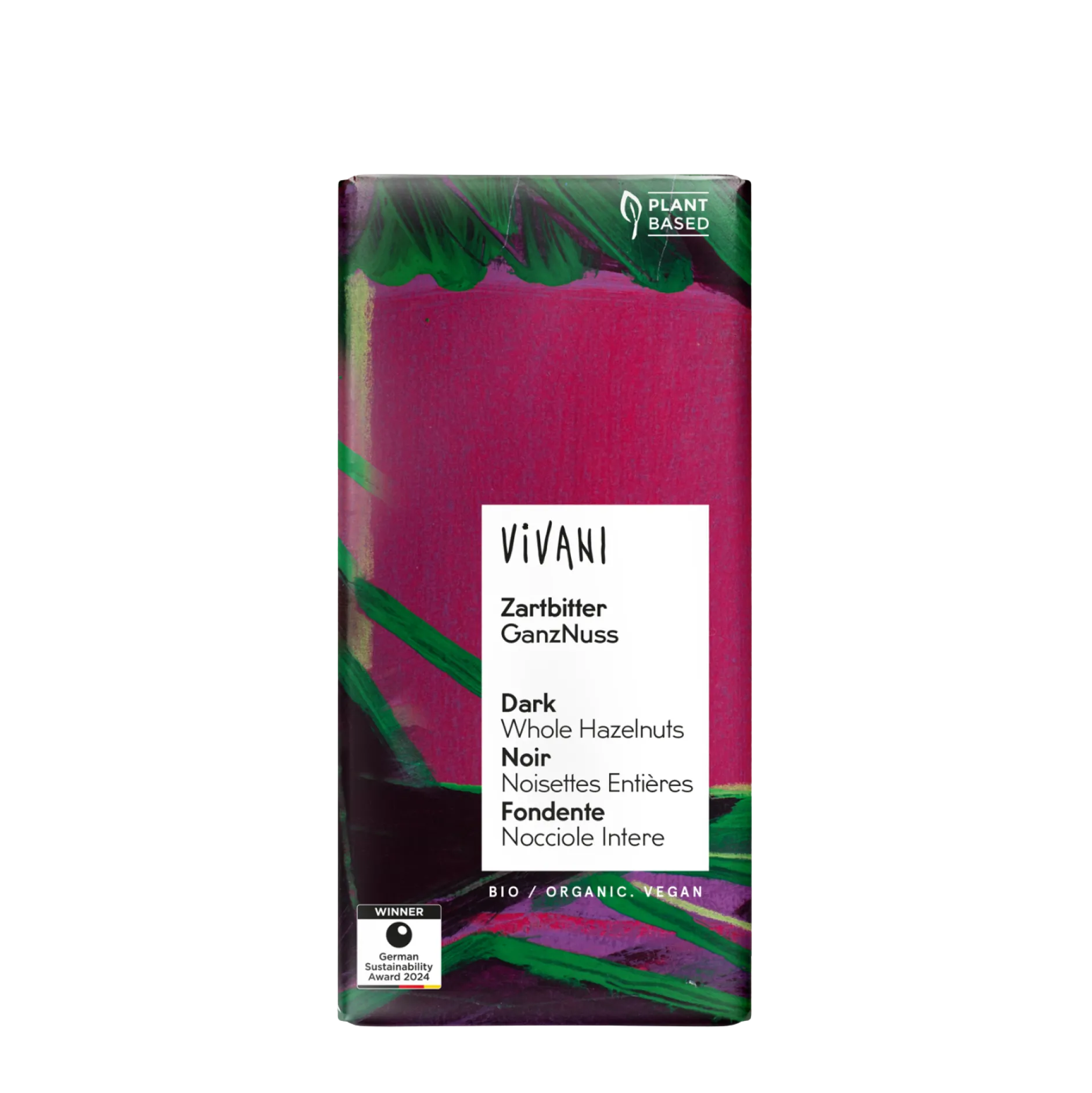 Vivani Mörk Choklad Hasselnöt Eko 100 g