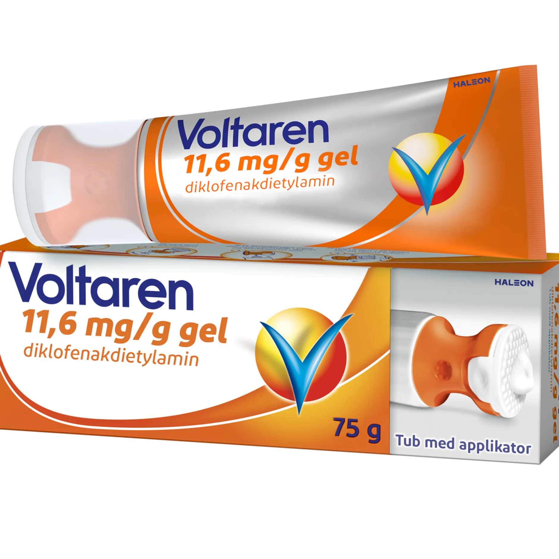 Voltaren Emugel 11,6 mg/g med enkel appliceringskork 75 g