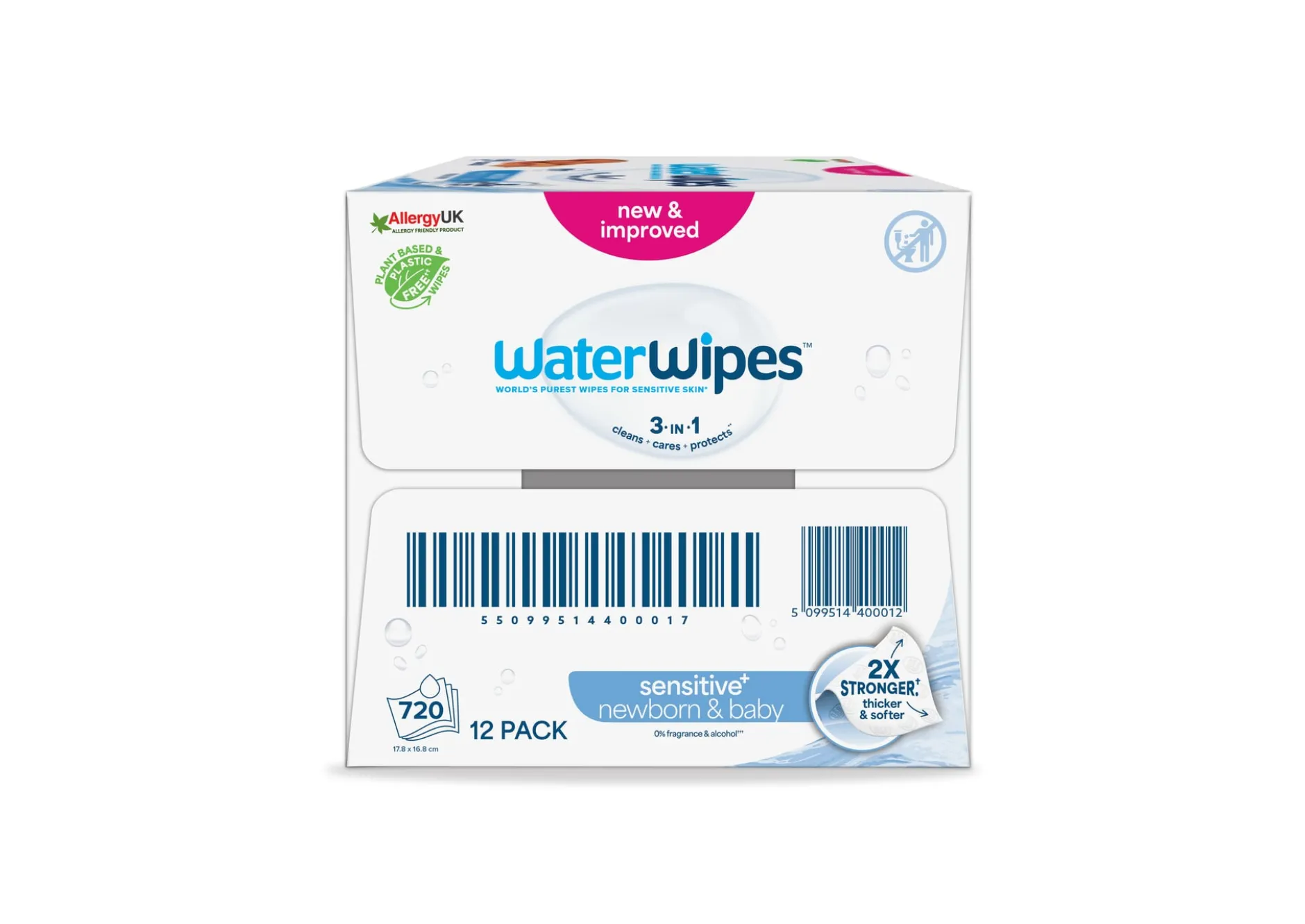 WaterWipes Baby Wipes 720 st