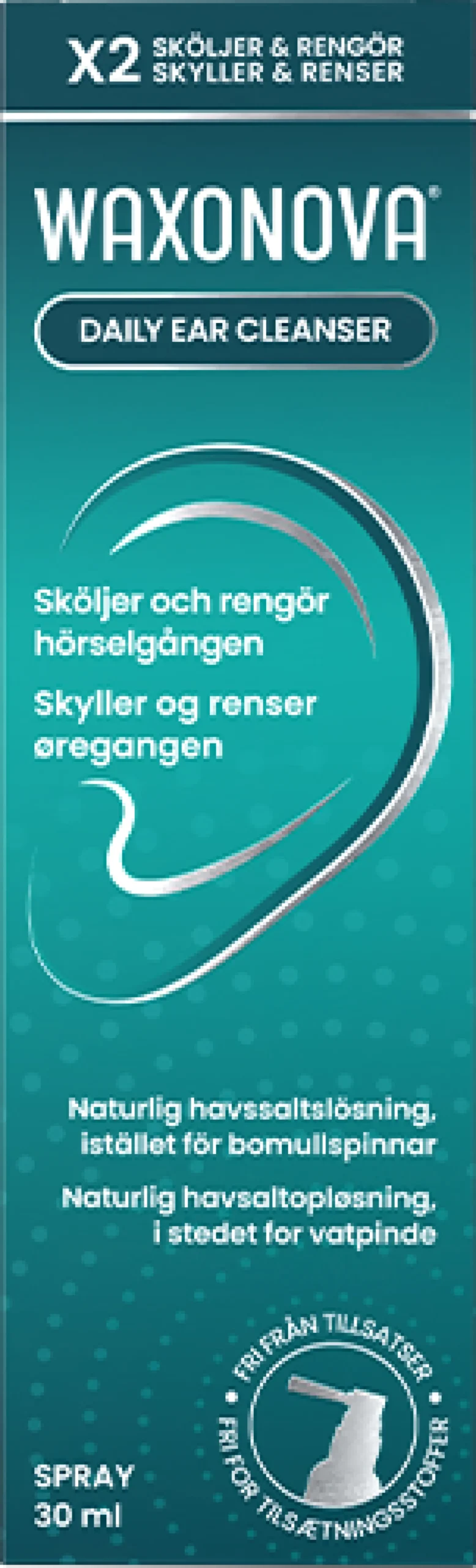 Waxonova Daily Ear Cleanser Öronspray för daglig rengöring 30 ml
