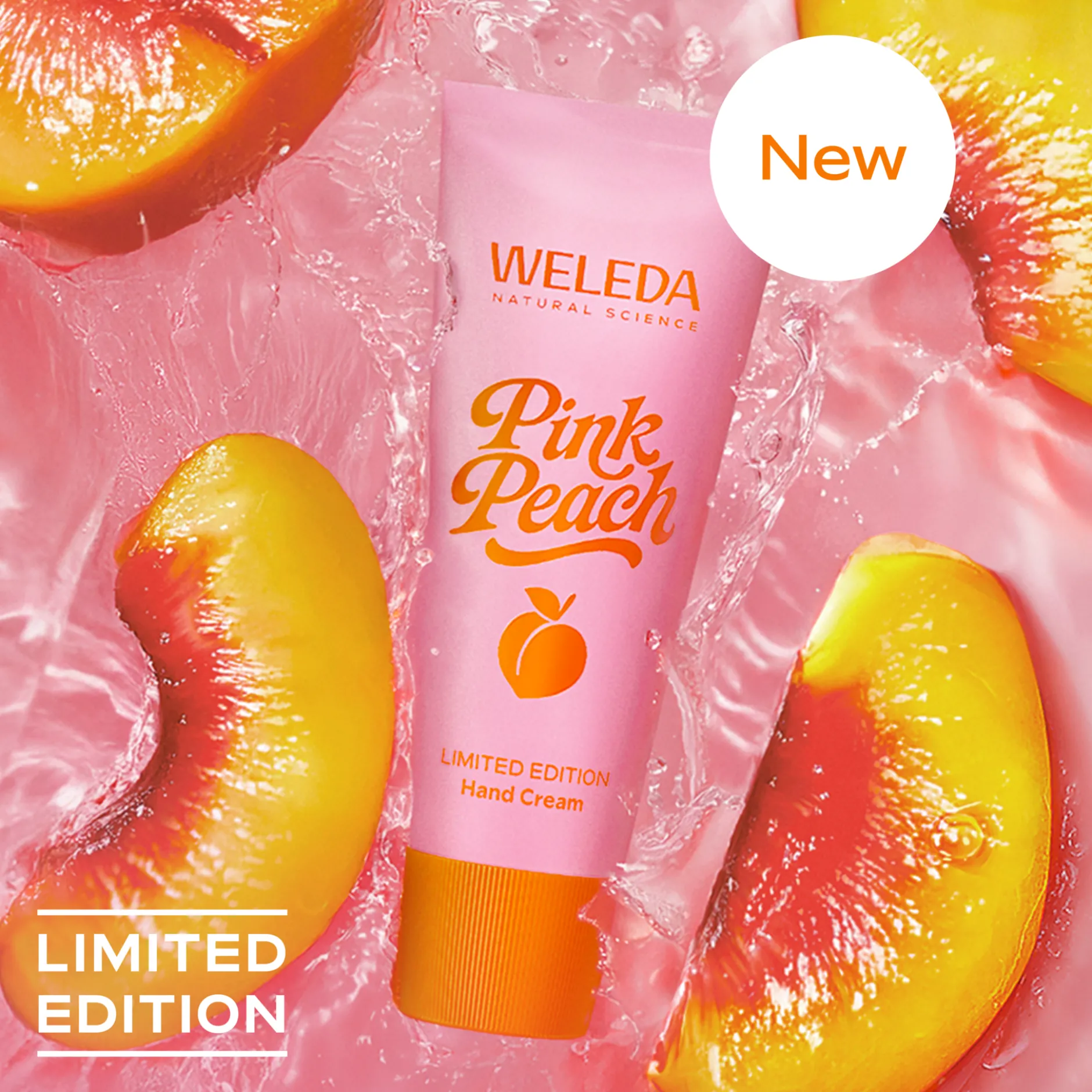 Weleda Pink Peach Hand Cream Limited Edition 50 ml