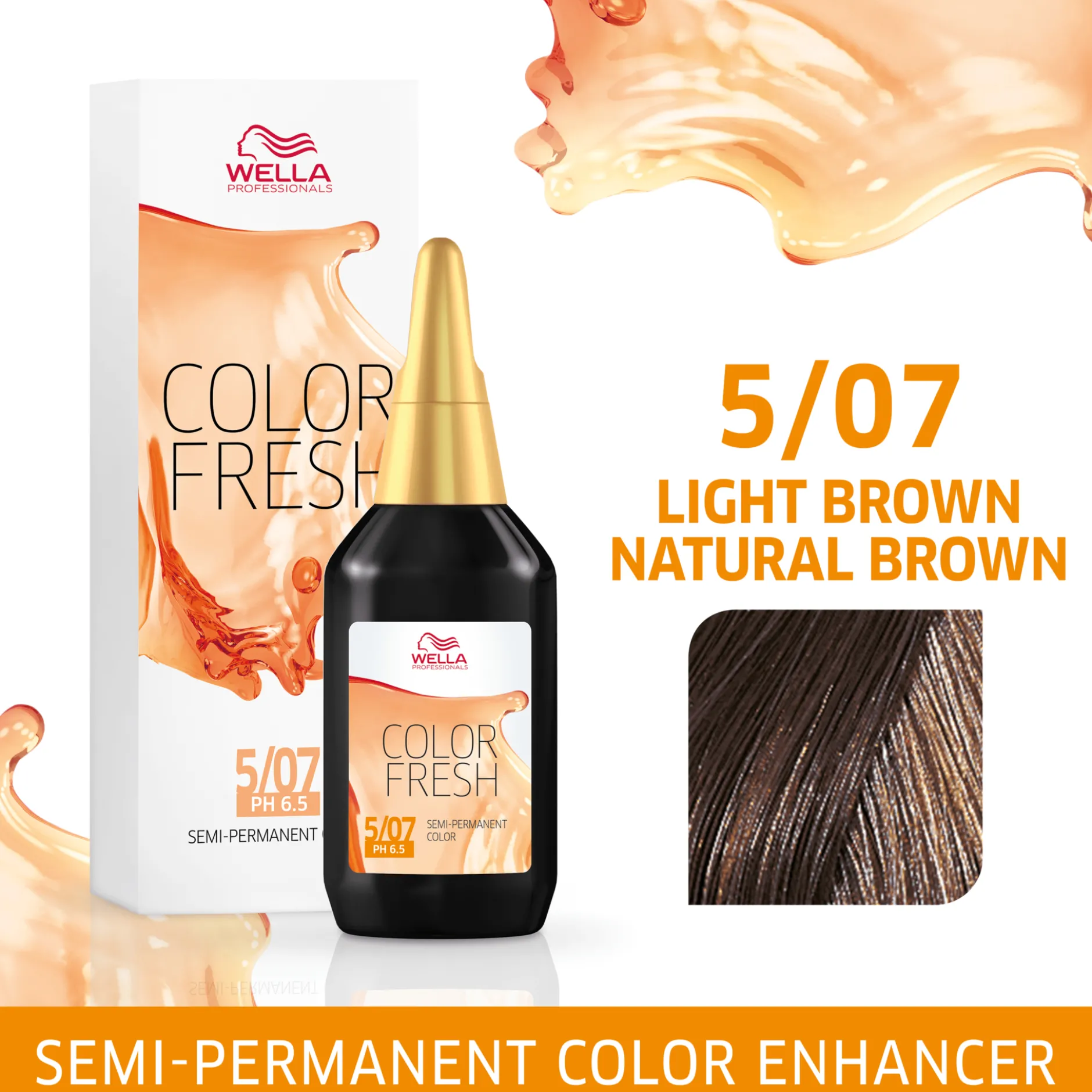 Wella Professionals Color Fresh 5/07 Light Brown Natural Brown 75 ml