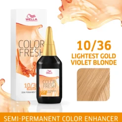 Wella Professionals Color Fresh 10/36 Lightest Gold Violet Blonde 75 ml