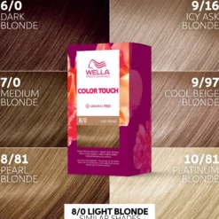 Wella Professionals Color Touch Pure Naturals Light Blonde 8/0 130 ml
