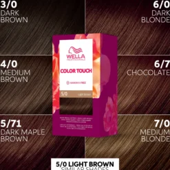 Wella Professionals Color Touch Pure Naturals Light Brown 5/0 130 ml
