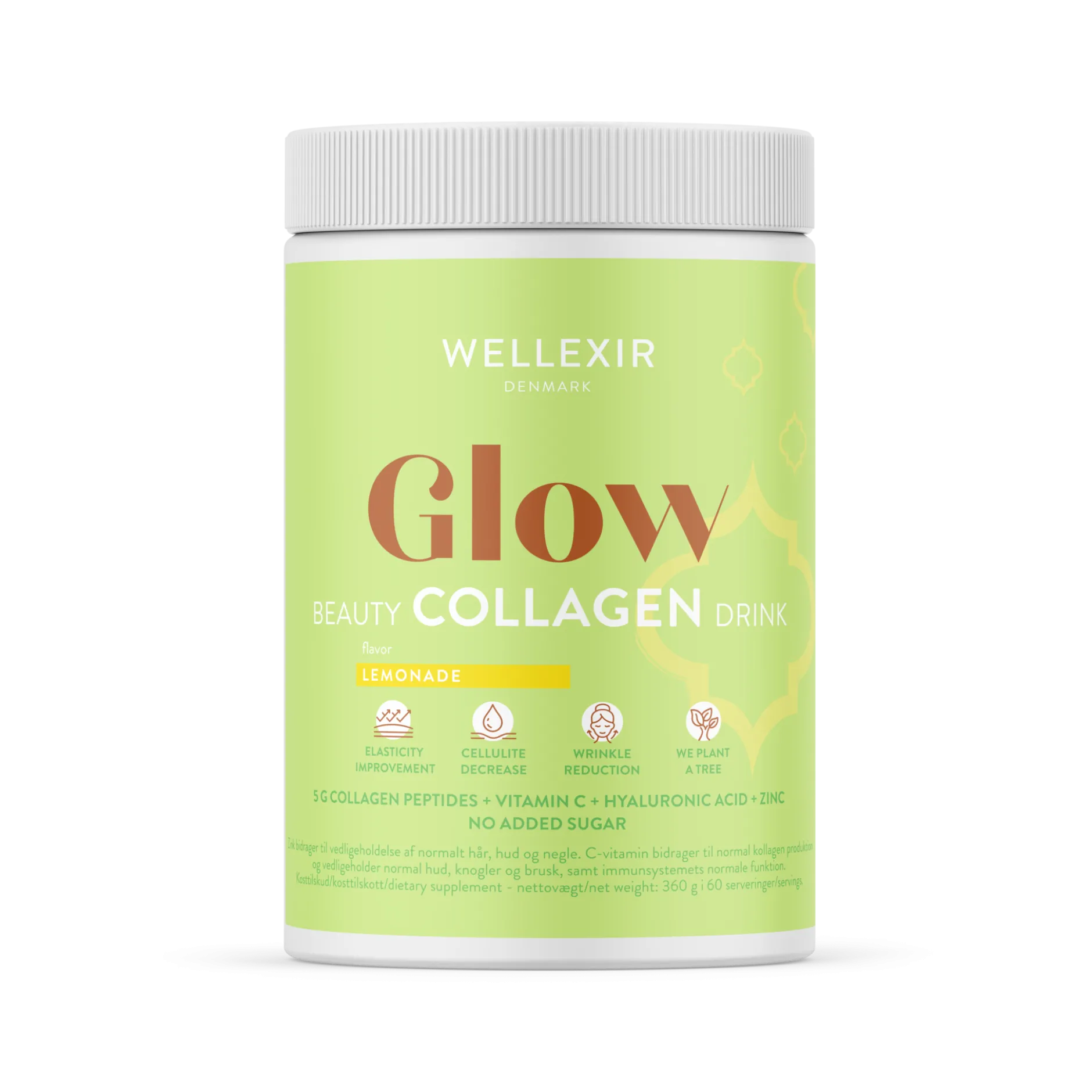 Wellexir Glow Beauty Drink Lemonade 360 g