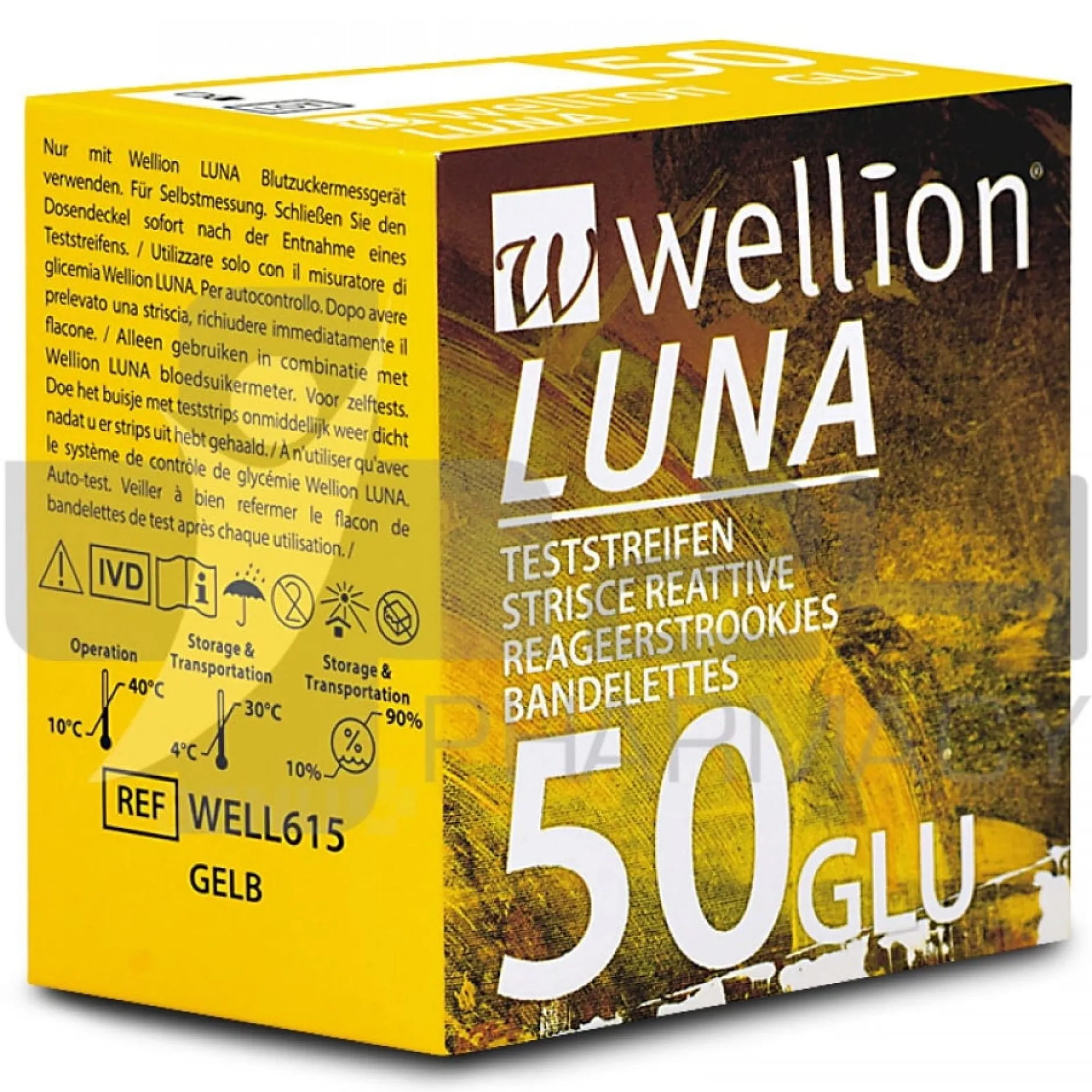 Wellion LUNA glukosteststickor 50st