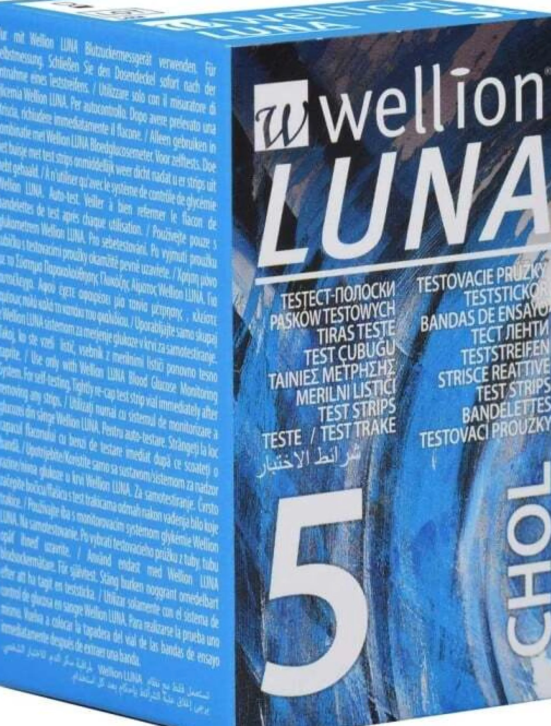 Wellion LUNA Kolesterol Teststickor 5 st
