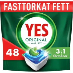 Yes Original All In One Maskindiskmedel, 48 Diskmaskinstabletter