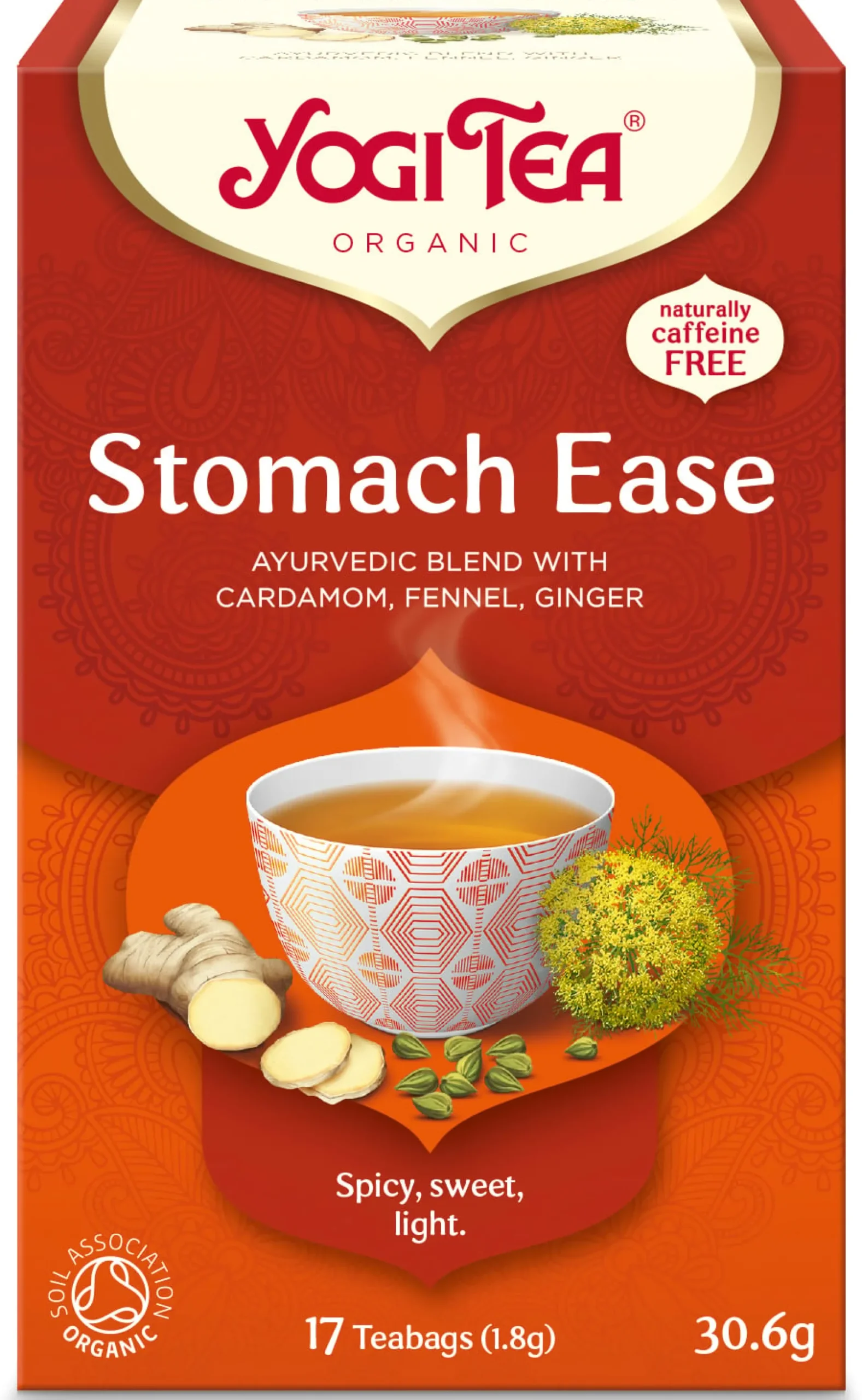 Yogi Tea Stomach Ease KRAV certifierad 17 påsar