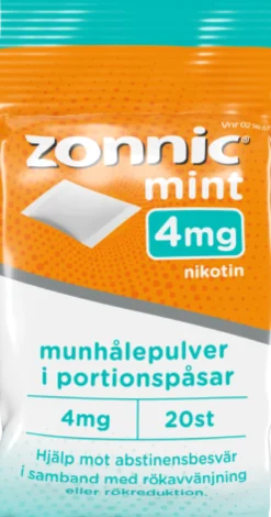 Zonnic Mint 4 mg Munhålepåse 20 st