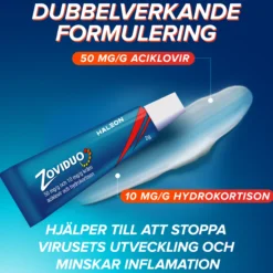 Zoviduo 2g kräm hydrokortison tub