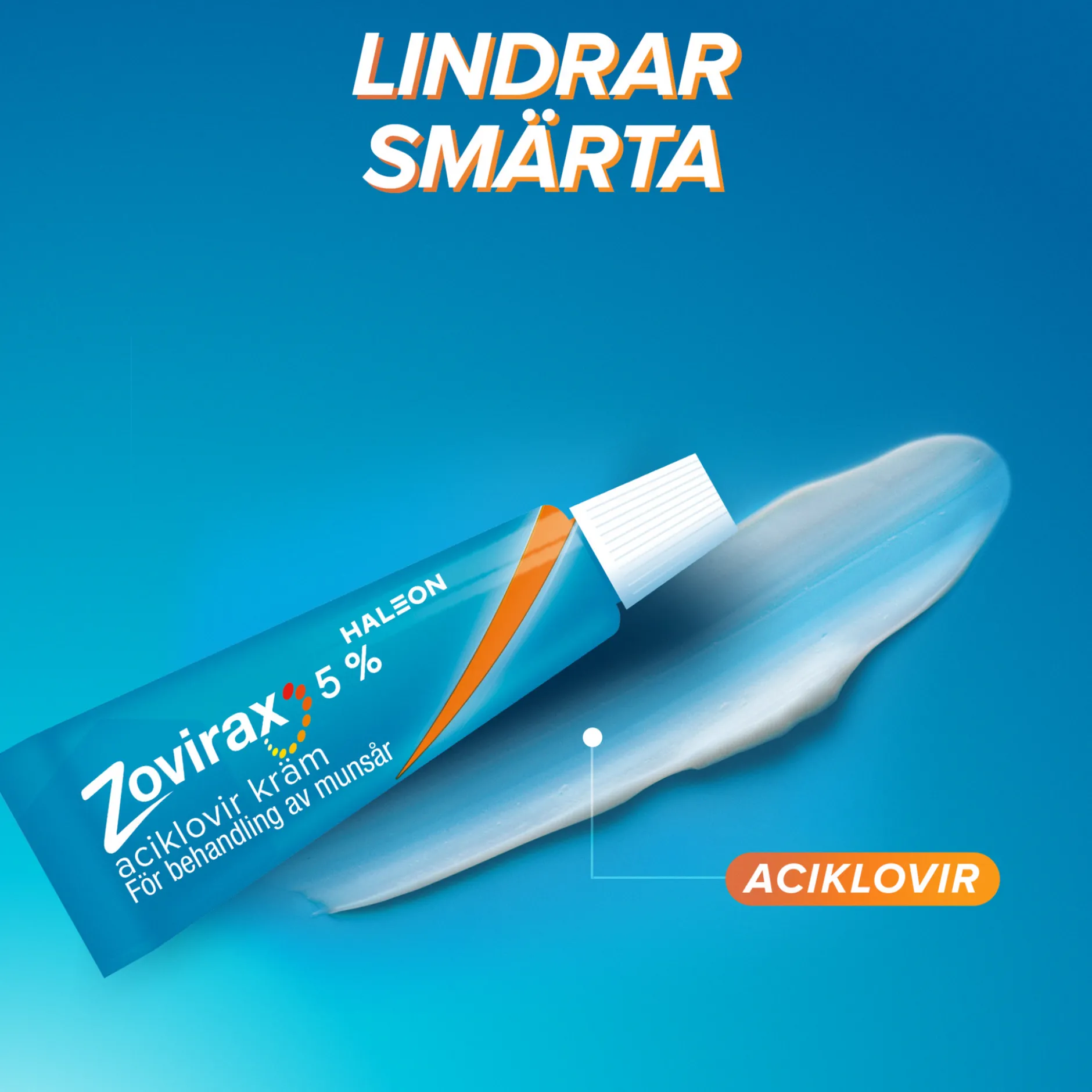 Zovirax Kräm 5% tub 2 g